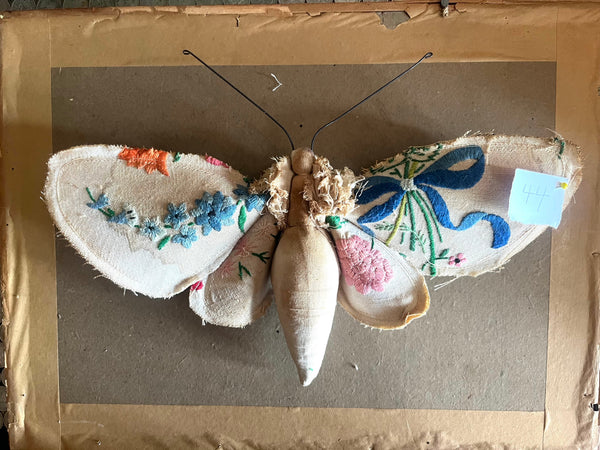 Small Textile Moth Wall Sculpture '44'