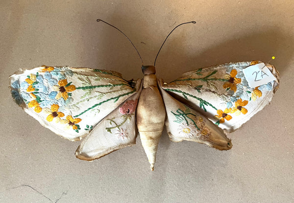 Small Textile Moth Wall Sculpture '2A'