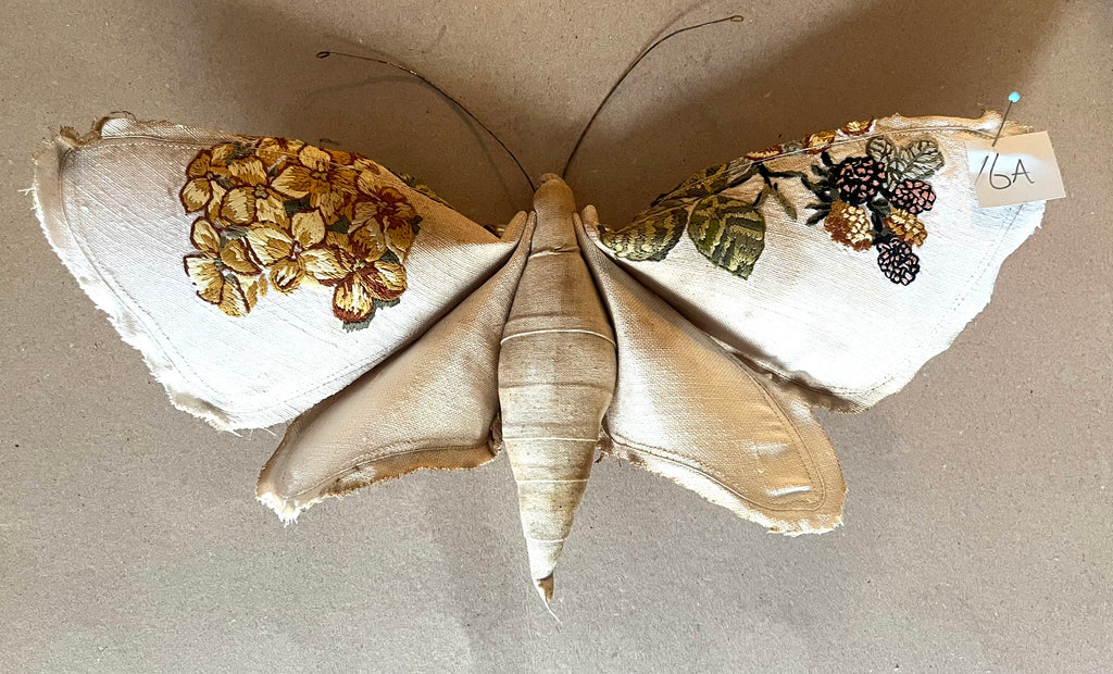 Small Textile Moth Wall Sculpture '6A'