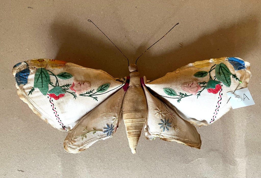 Small Textile Moth Wall Sculpture '8A'