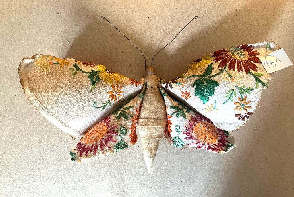 Small Textile Moth Wall Sculpture '16A'