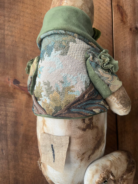 Large Hare Doll  Christmas Number '1' by Mister Finch