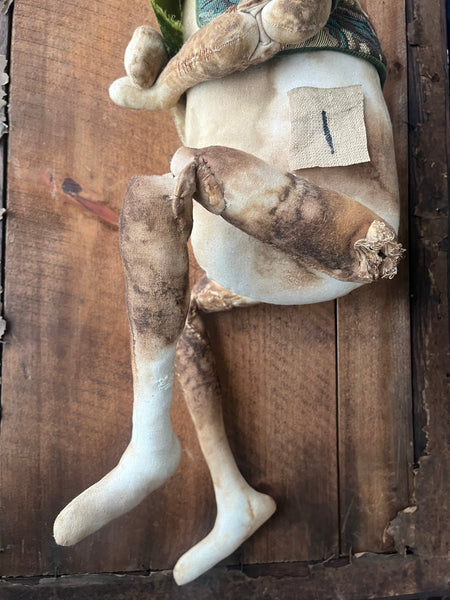 Large Hare Doll  Christmas Number '1' by Mister Finch