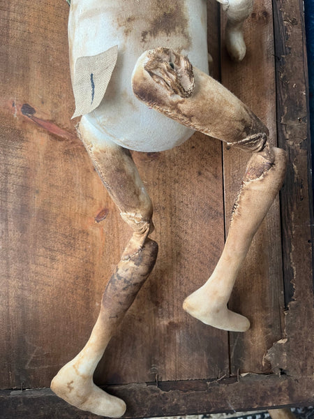 Large Hare Doll  Christmas Number '1' by Mister Finch