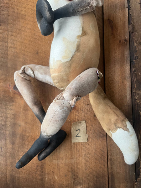 Large Fox Doll  Christmas Number '2' by Mister Finch