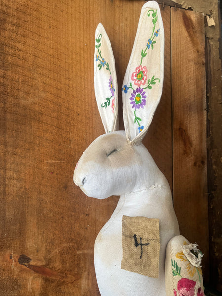 Large Hare Doll Number '4' by Mister Finch