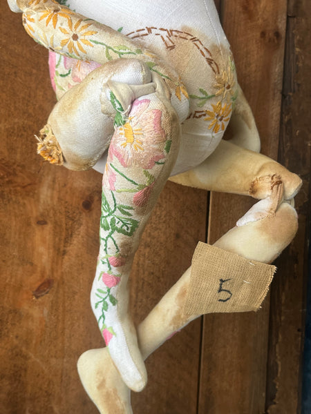 Large Hare Doll Number '5' by Mister Finch