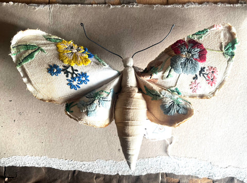 Small Textile Moth Wall Sculpture '20'