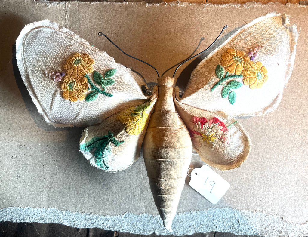 Small Textile Moth Wall Sculpture '19'