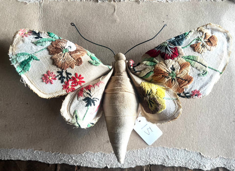 Small Textile Moth Wall Sculpture '15'