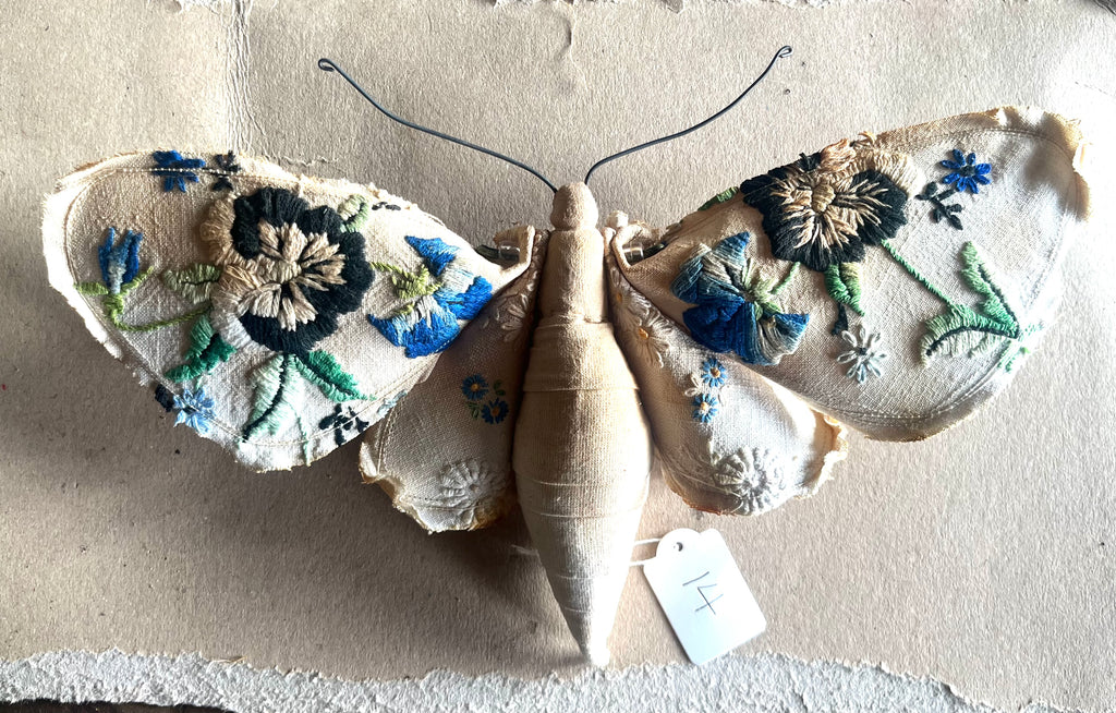 Small Textile Moth Wall Sculpture '14'
