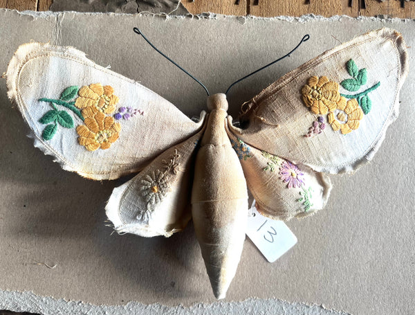 Small Textile Moth Wall Sculpture '13'