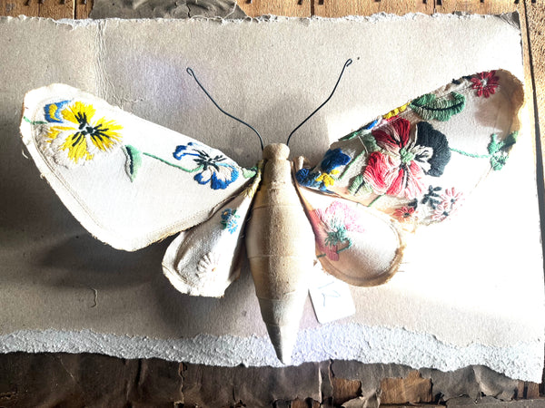Small Textile Moth Wall Sculpture '12'