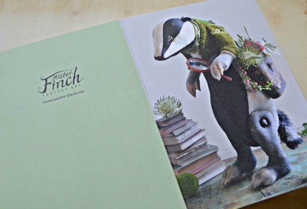 Botany Badger Card By Mister Finch