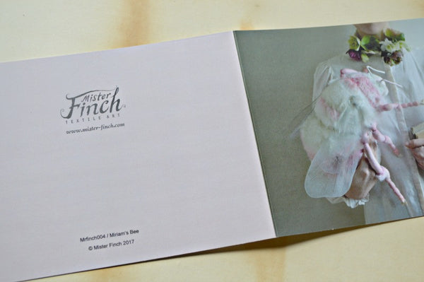 Miriams Bee Card By Mister Finch