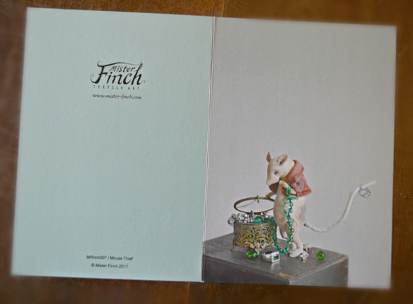 Mouse Thief Card By Mister Finch